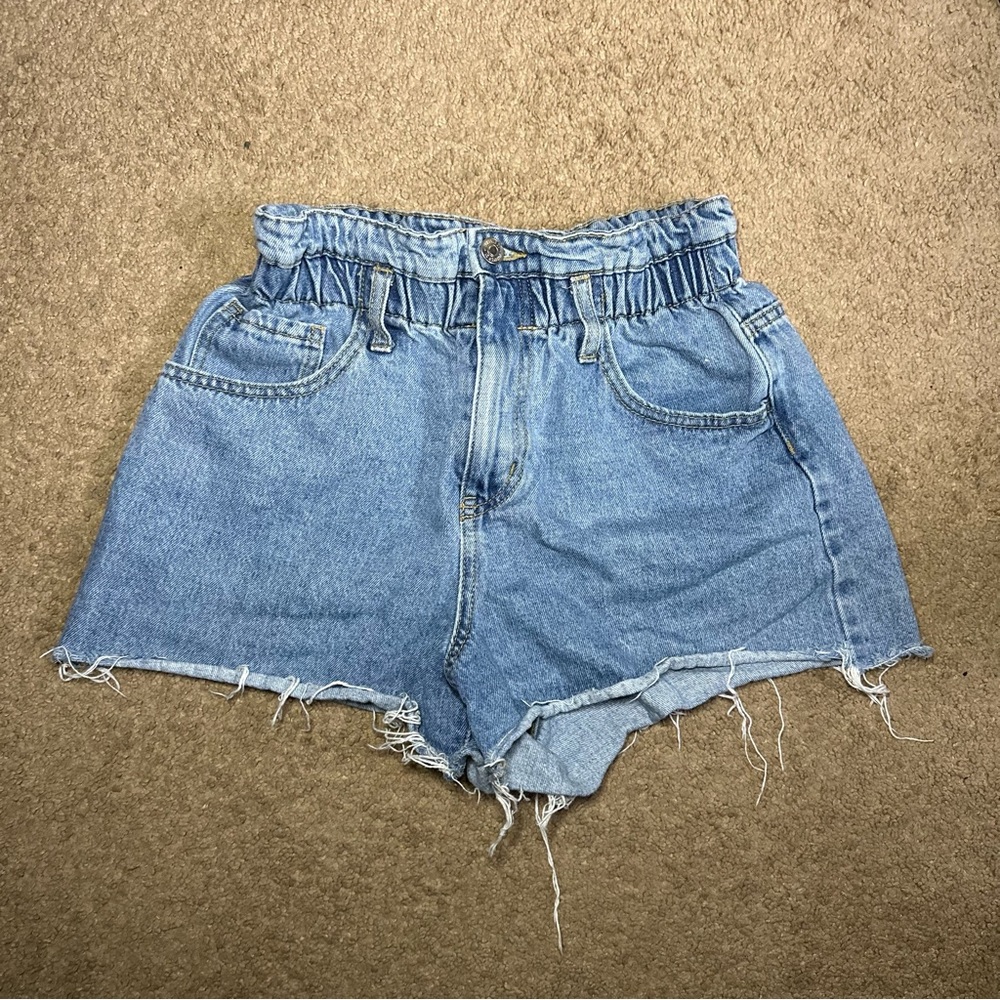 Denim Stretch Shorts